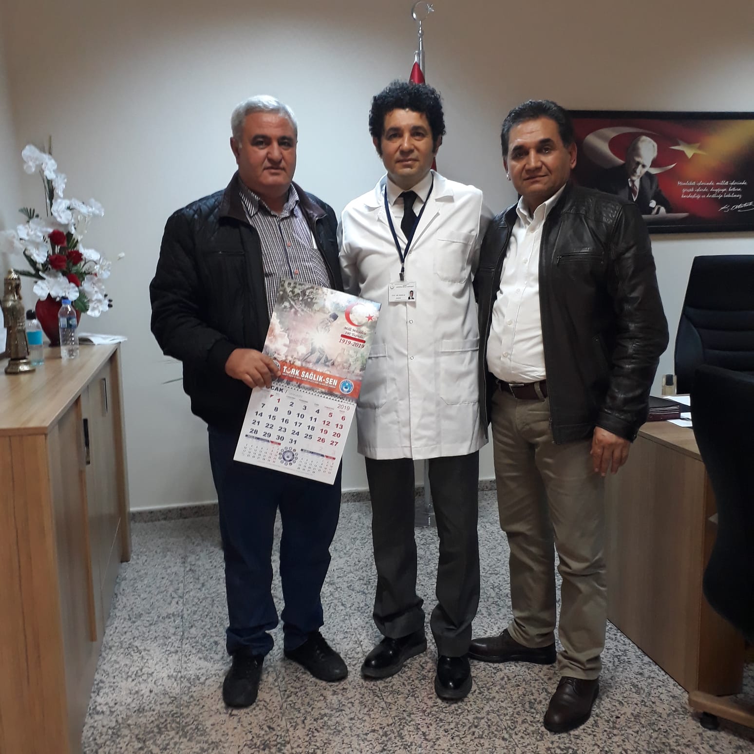 ÇUKUROVA DEVLET HASTANESİ BAŞ HEKİMİNİ ZİYARET ETTİK  